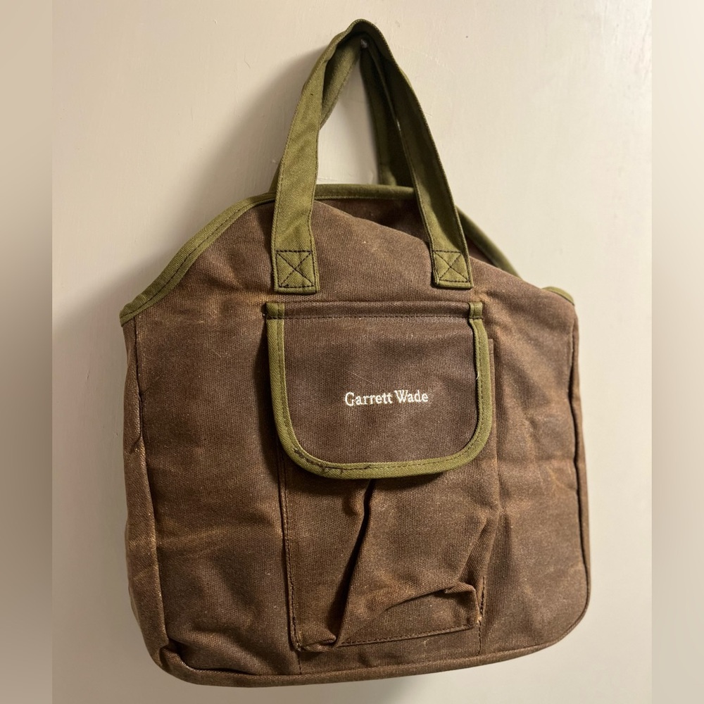 Waxed Cotton Garden Tote